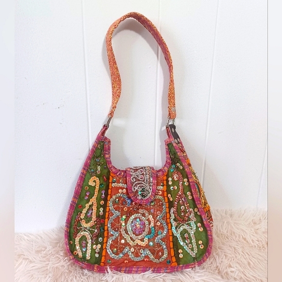 Handbags - Sequin Shoulder Bag